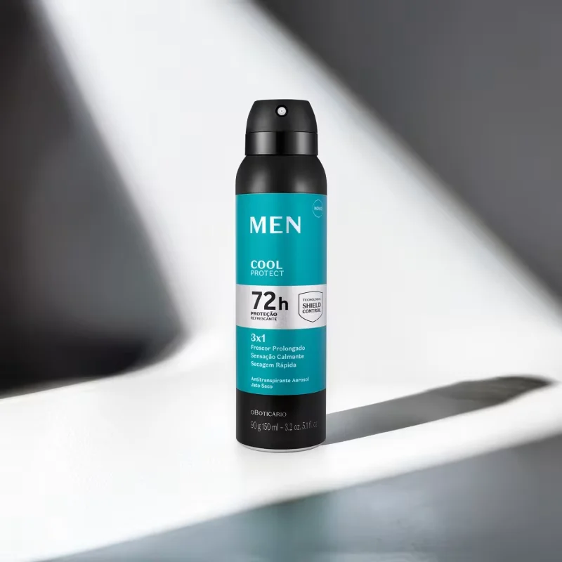 Kit Desodorante Antitranspirante Aerosol Men Cool Protect 2x90g/150ml