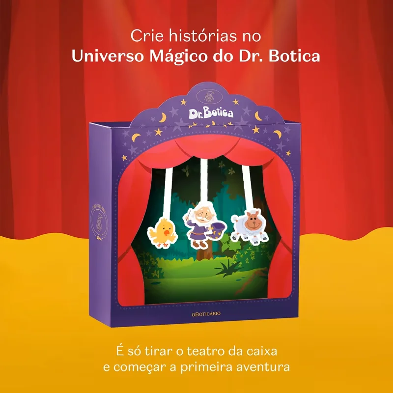 Kit Dr. Botica O Mágico Teatro de Bonecos (2 itens)