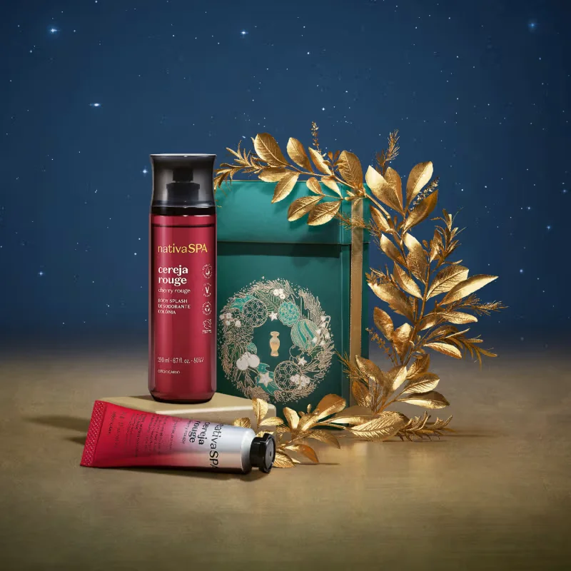 Kit Nativa Spa Cereja Rouge o Boticário Especial (3 Produtos)