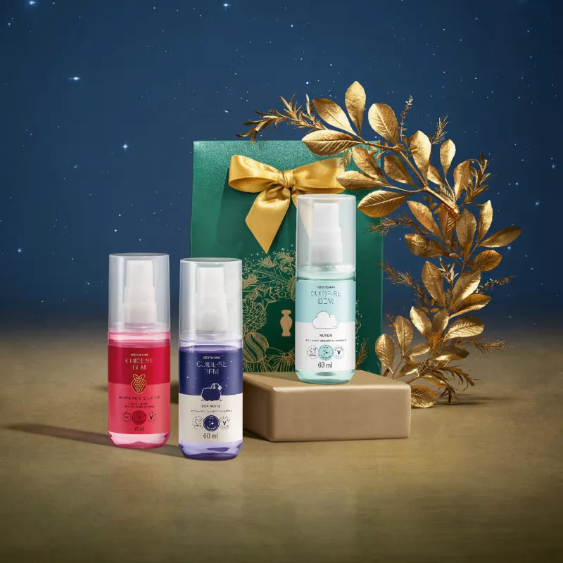 Kit Presente Cuide-Se Bem Mini Splashes (3 itens)