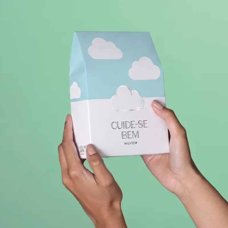 Kit Presente Cuide-se Bem Nuvem (2 Itens)