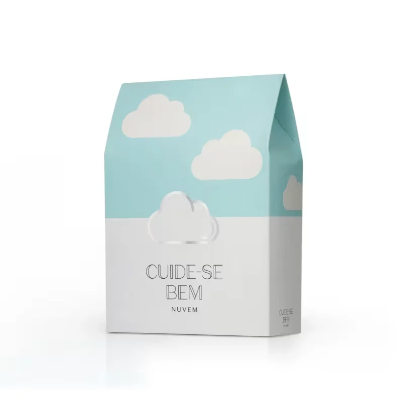 Kit Presente Cuide-se Bem Nuvem (2 Itens)