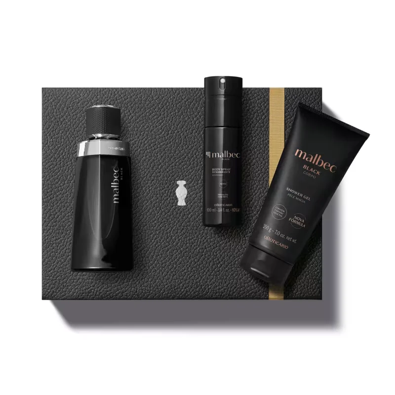 Kit Presente Dia dos Pais Malbec Black (3 itens)