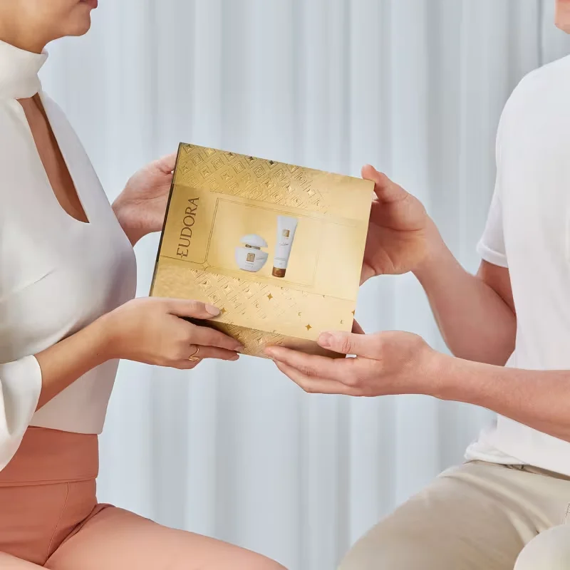 Kit Presente Golden: Eau De Parfum 35ml + Creme Hidratante Desodorante Corporal 100g