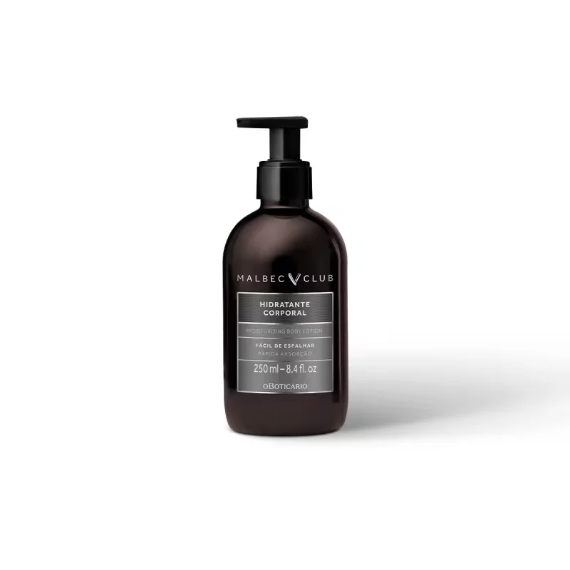 Kit Presente Malbec: Desodorante Colônia 100ml + Loção Corporal 250ml + Sabonete Líquido Corporal 250ml