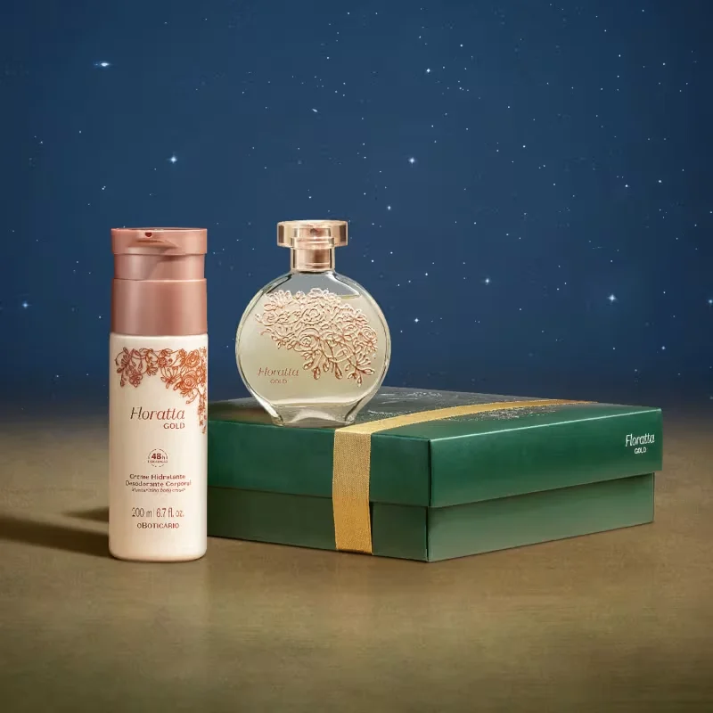 Kit Presente Natal Floratta Gold (2 itens)