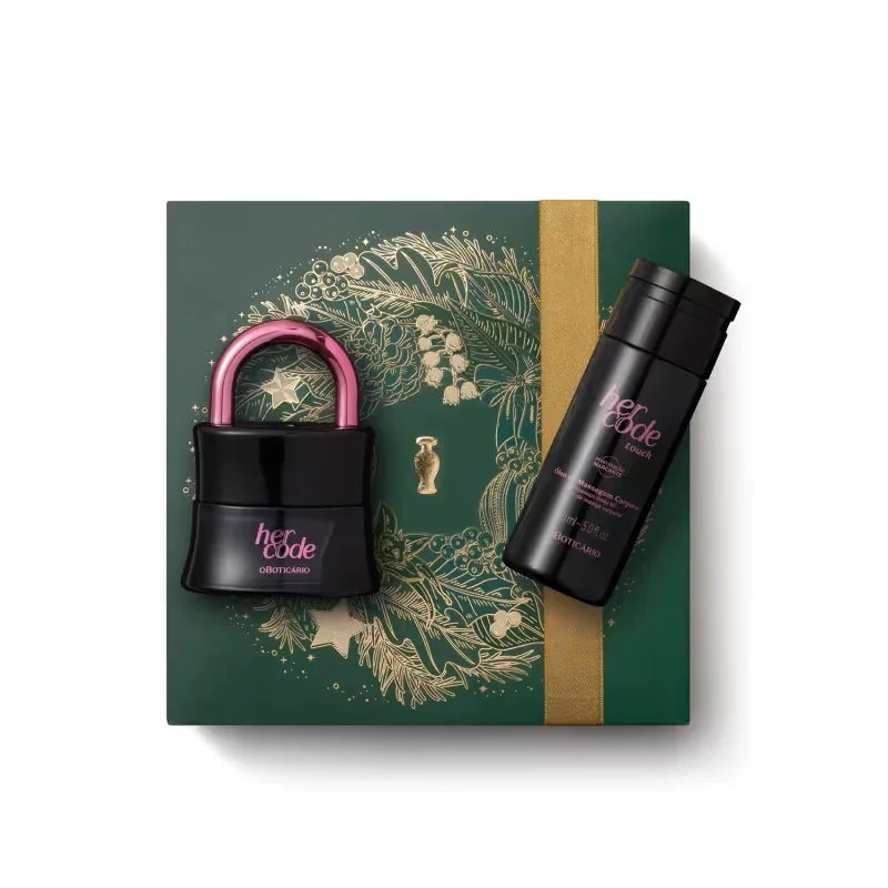 Kit Presente Natal Her Code Touch (2 itens)