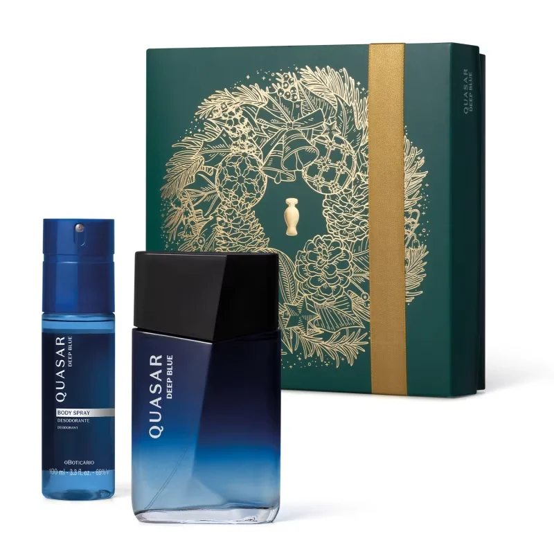 Kit Presente Natal Quasar Deep Blue (2 itens)