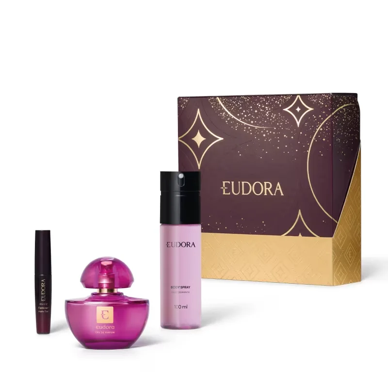 Kit Presente Roxo Lovers Eudora (3 itens)