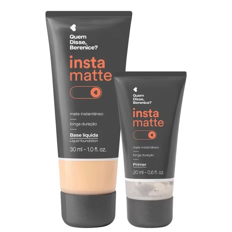 Kit Quem Disse, Berenice? Instamatte Primer + Base Líquida 110Q (2 Produtos)