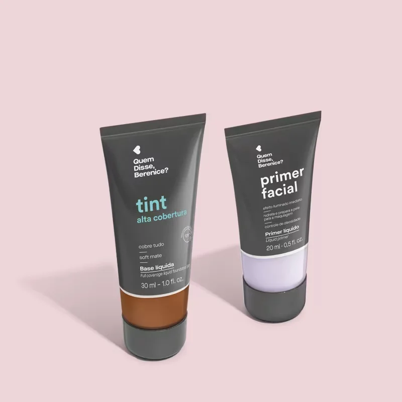 Kit Quem Disse, Berenice? Tint Alta Cobertura Cor 292O + Primer Facial (2 Produtos)