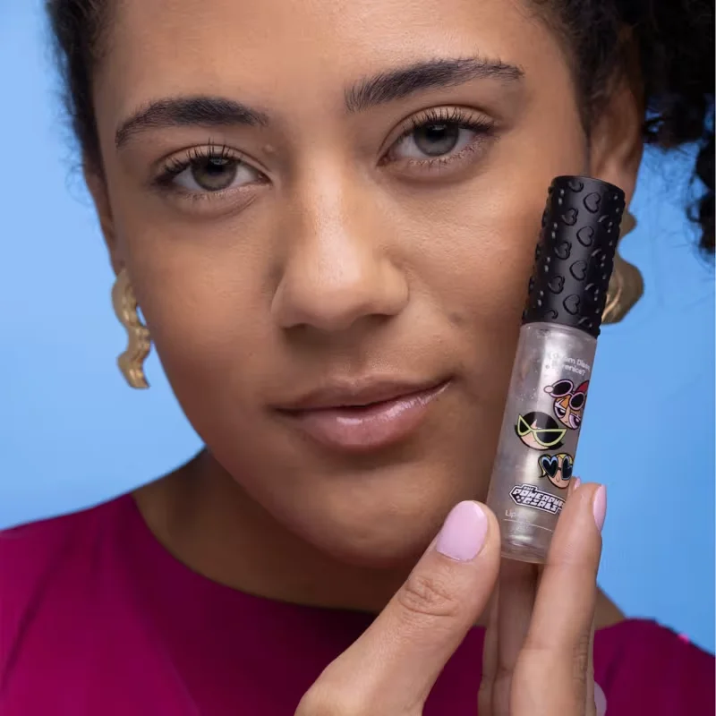 Lip Oil Translúcido É O Meu Jeito Skin. q QDB As Meninas Super Poderosas 9,5ml