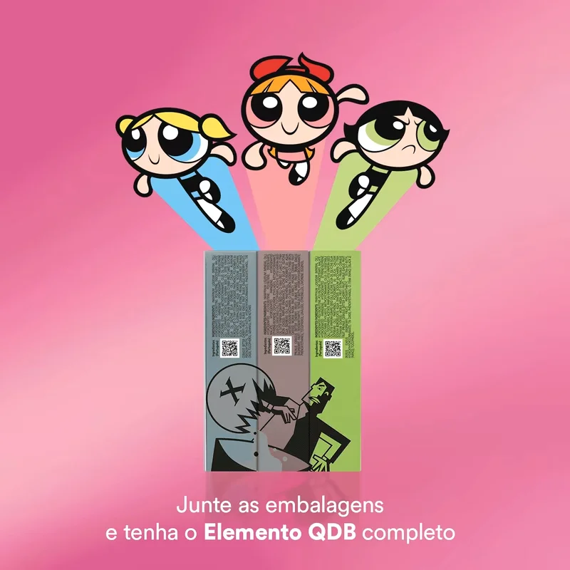 Lip Oil Translúcido É O Meu Jeito Skin. q QDB As Meninas Super Poderosas 9,5ml