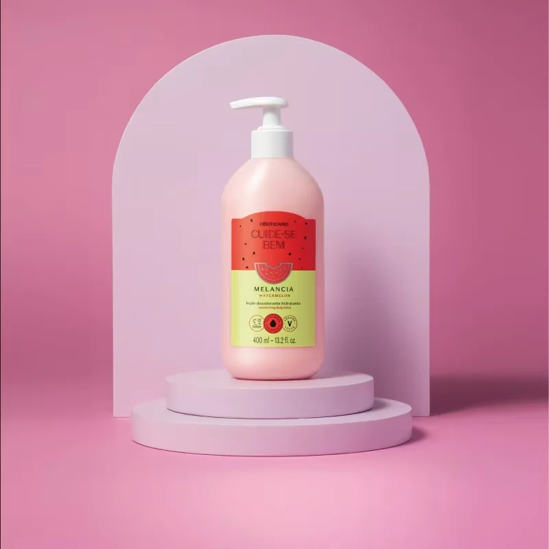 Loção Desodorante Hidratante Corporal Cuide-se Bem Melancia 400ml
