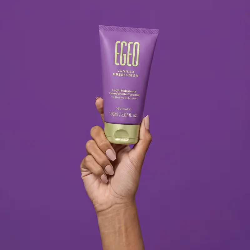 Loção Desodorante Hidratante Corporal Egeo Vanilla Ubesession 150ml