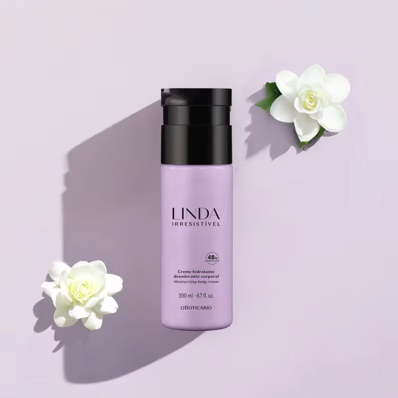 Loção Desodorante Hidratante Corporal Linda Irresistível 200ml