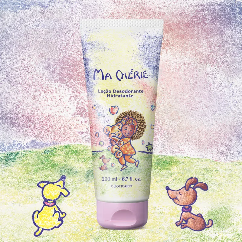Loção Desodorante Hidratante Ma Chérie 200ml