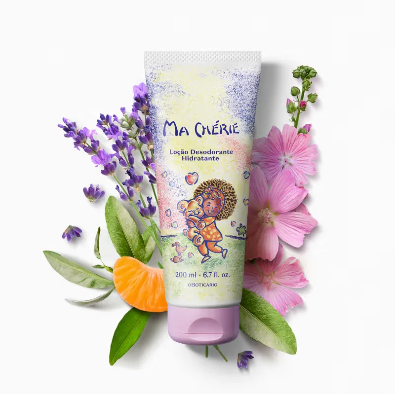 Loção Desodorante Hidratante Ma Chérie 200ml