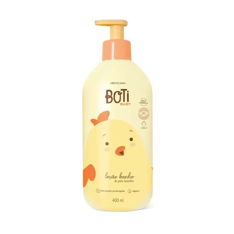 Loção Hidratante Banho e Pós-Banho Boti Baby 400ml