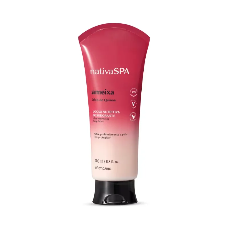 Loção Hidratante Corporal Desodorante Nativa SPA Ameixa 200ml