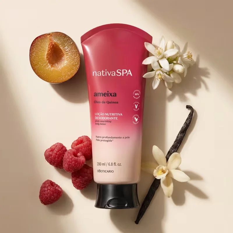 Loção Hidratante Corporal Desodorante Nativa SPA Ameixa 200ml