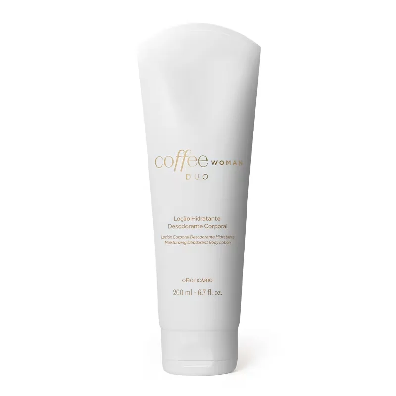 Loção Hidratante Desodorante Corporal Coffee Woman Duo 200ml