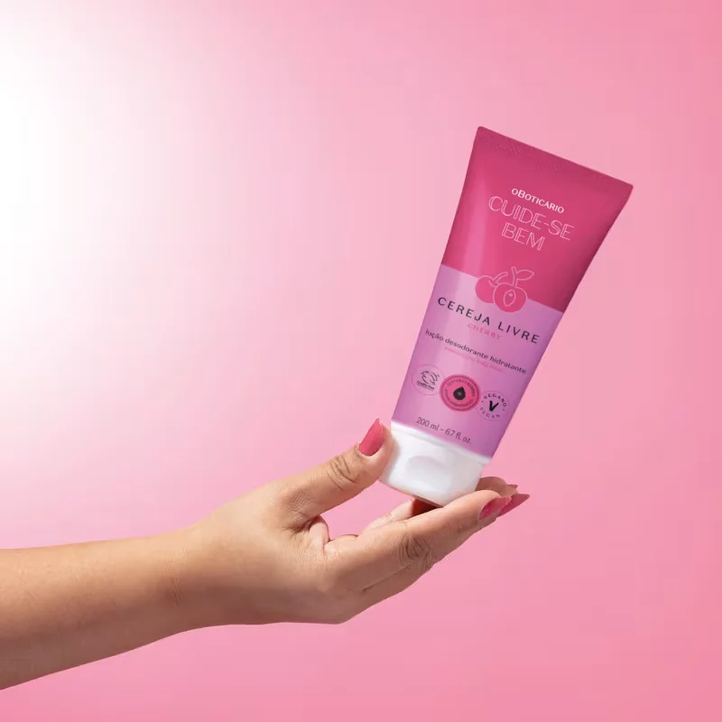 Loção Hidratante Desodorante Corporal Cuide-se Bem Cereja Livre 200ml