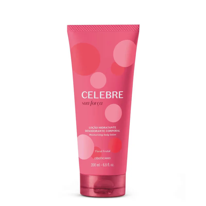 Loção Hidratante Desodorante Corporal Feminina Celebre Sua Força 200ml