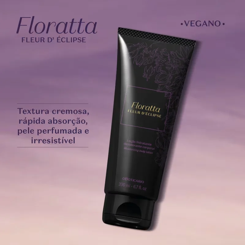 Loção Hidratante Desodorante Corporal Floratta Fleur d' Éclipse 200g