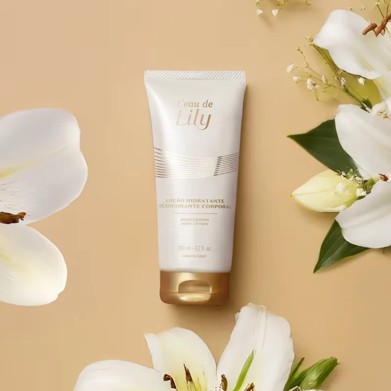 Loção Hidratante Desodorante Corporal L’eau de Lily 200ml