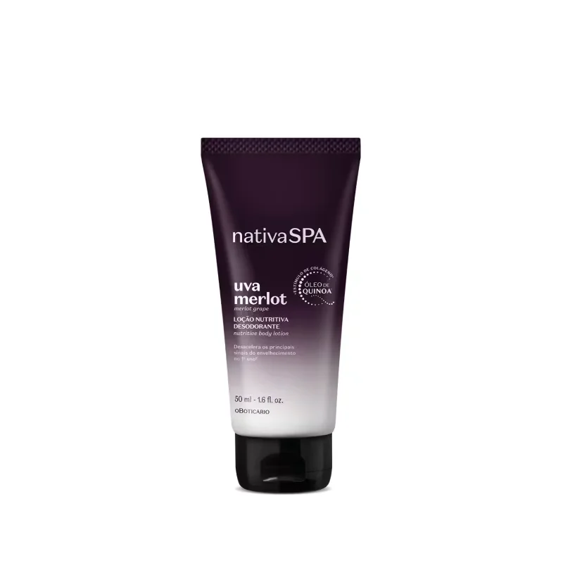Loção Nutritiva Desodorante Nativa Spa Uva Merlot 50ml