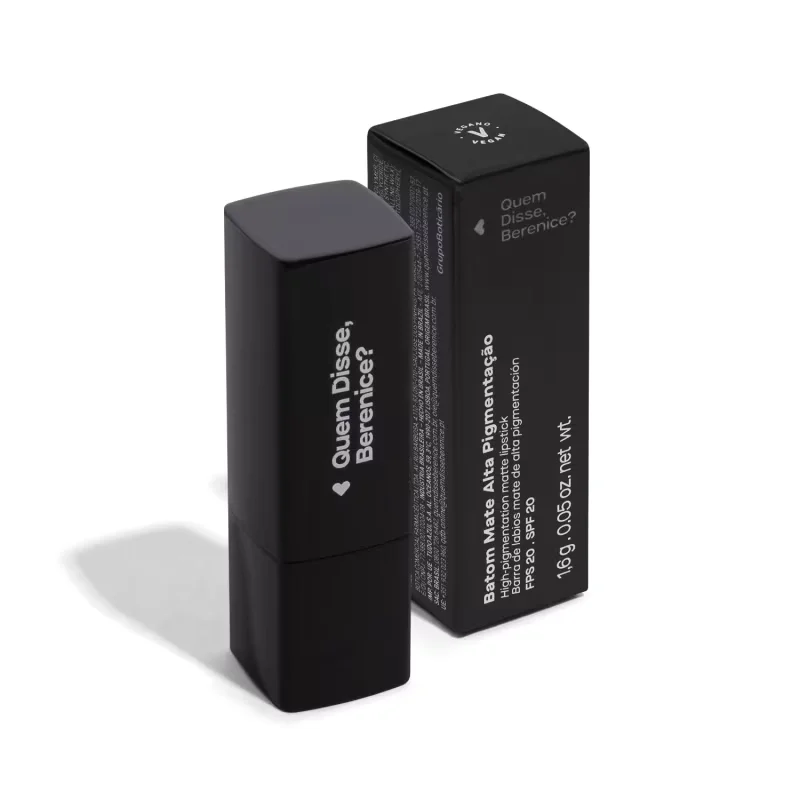Mini Batom Mate Alta Pigmentação Vermelho Vermemor Quem Disse, Berenice? 1,6g