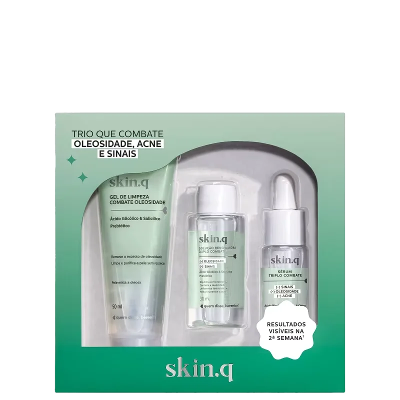 Mini Kit Combate Oleosidade Quem Disse, Berenice? (3 itens)