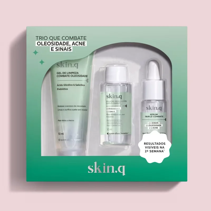 Mini Kit Combate Oleosidade Quem Disse, Berenice? (3 itens)