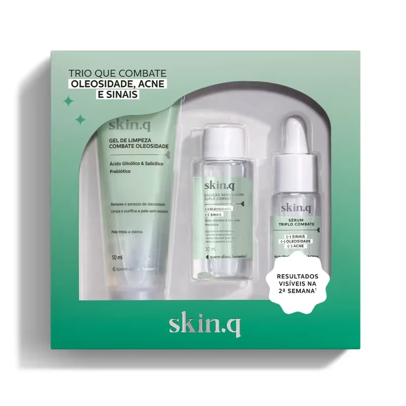 Mini Kit Combate Oleosidade Quem Disse, Berenice? (3 itens)