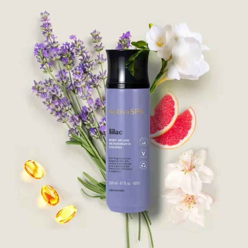 Nativa Spa Lilac Body Splash Desodorante Colônia 200ml