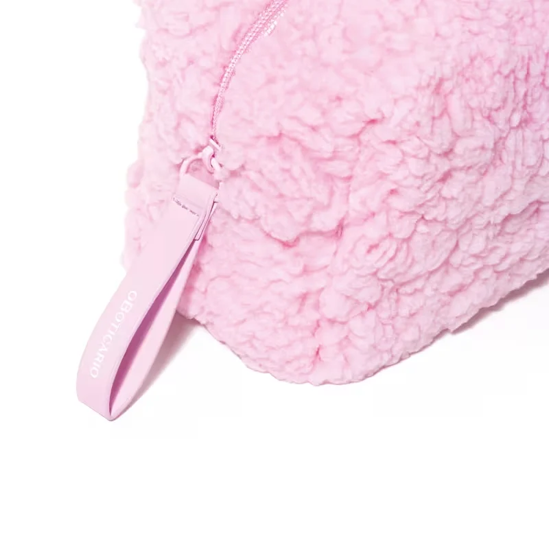 Nécessaire Rosa com Zíper Cuide-se Bem Doces Delírios Algodão Doce