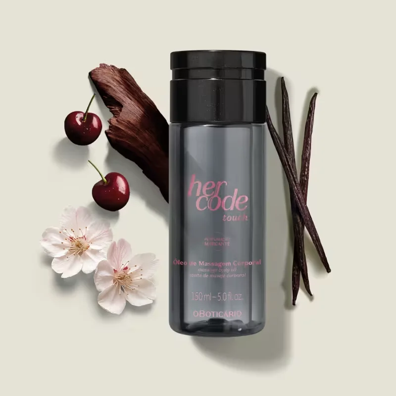 Óleo De Massagem Corporal Her Code Touch 150ml