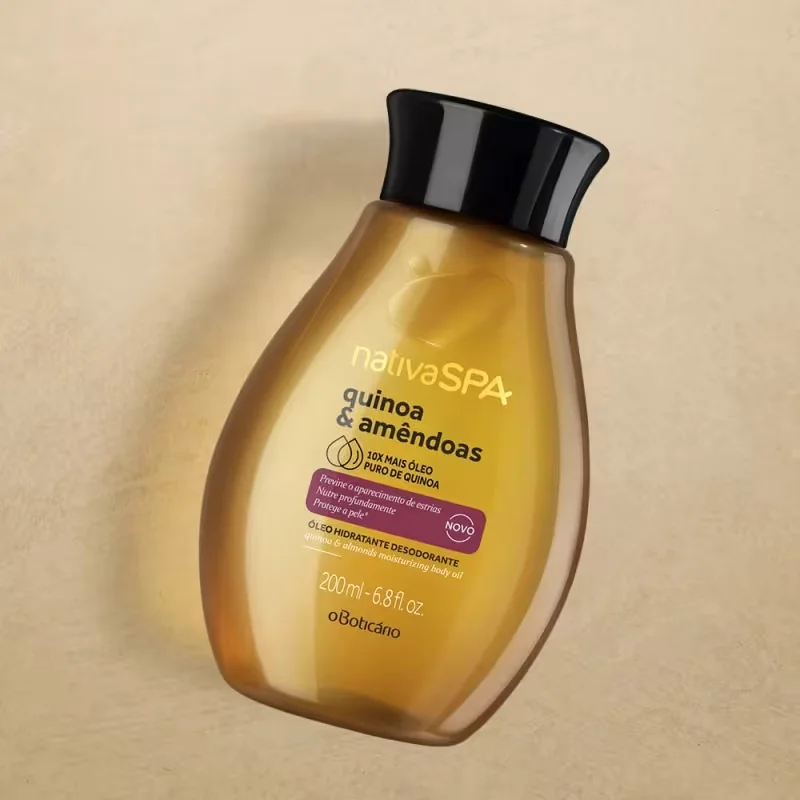 Óleo Desodorante Hidratante Corporal Nativa SPA Quinoa & Amêndoas 200ml