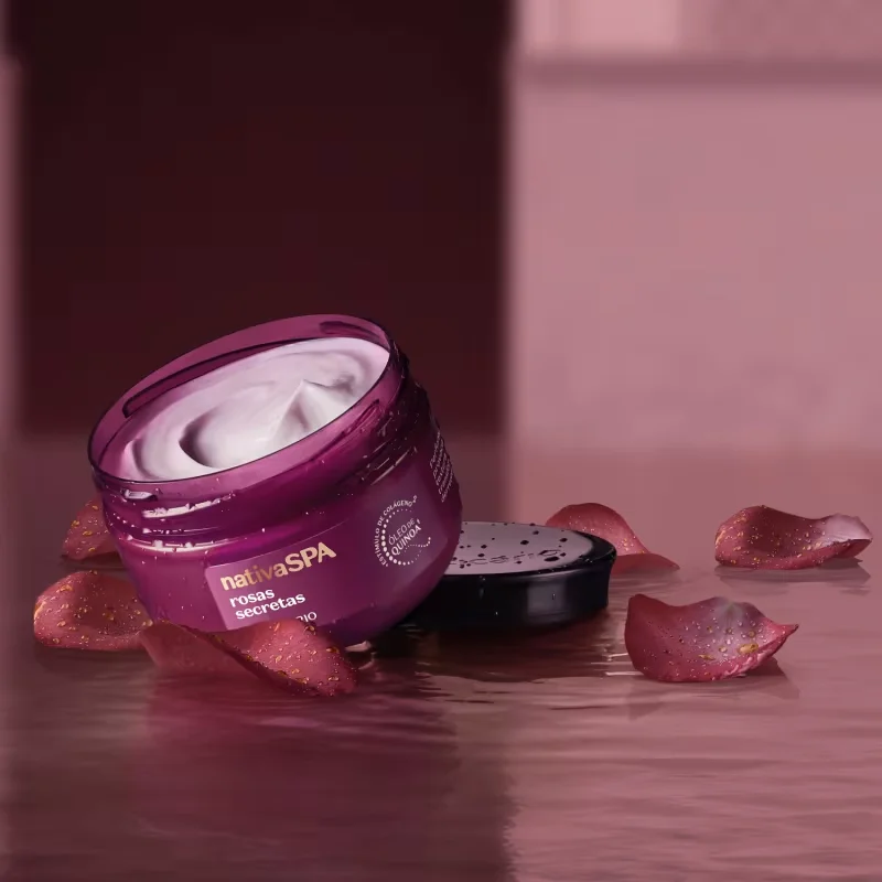 Óleo Em Creme Corporal Nativa Rosas Secretas 175g