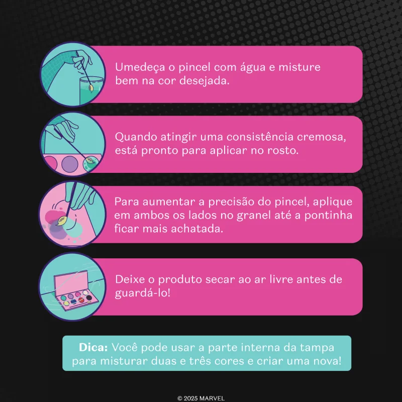 Paleta Multifuncional Spider-Gwen Hydra Liner 17g