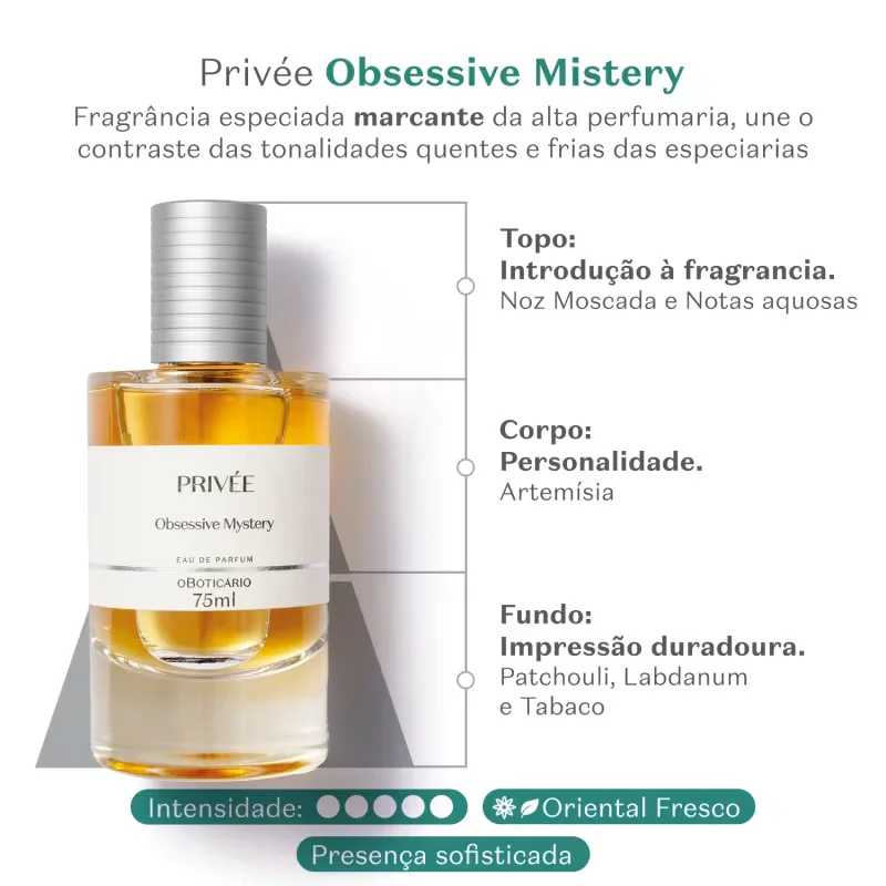 Privée Obsessive Mystery Eau De Parfum 75ml