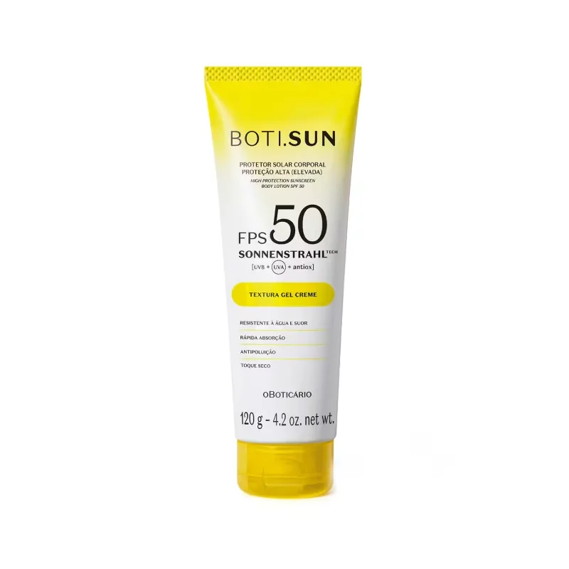 Protetor Solar Corporal FPS 50 Boti.Sun 120g