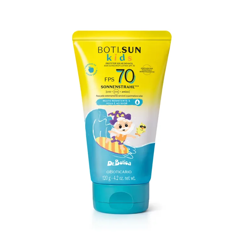 Protetor Solar Infantil FPS70 Boti Sun Kids 120g