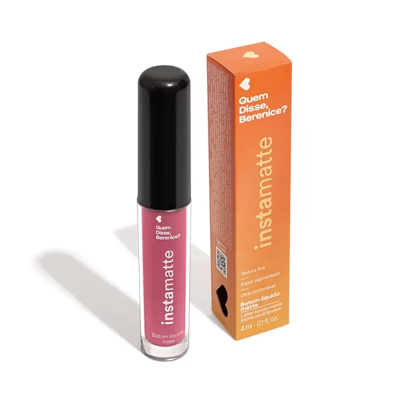 Quem Disse, Berenice? Instamatte Rosa Azaleiali - Batom Líquido 4ml