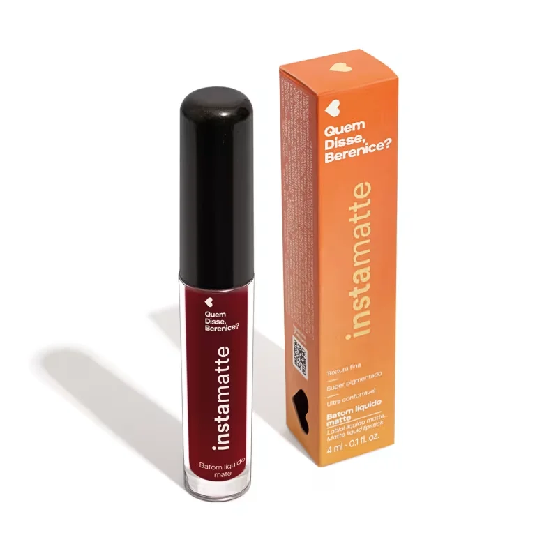 Quem Disse, Berenice? Instamatte Vermelho Cerejali - Batom Líquido 4ml
