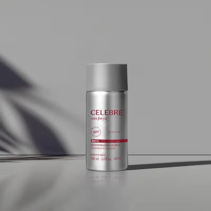 Refil Celebre Sua Força Desodorante Colônia Feminino 100ml