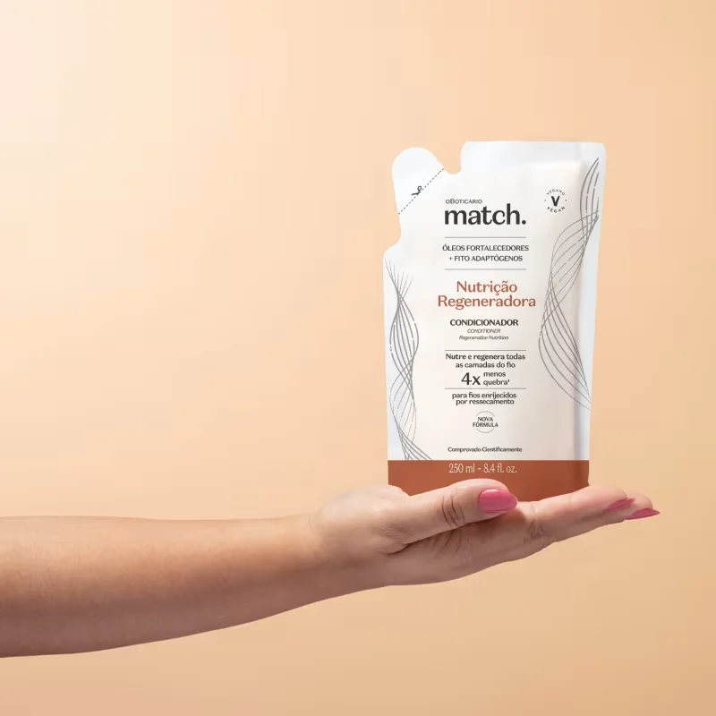 Refil Condicionador Match Nutrição Regeneradora 250ml