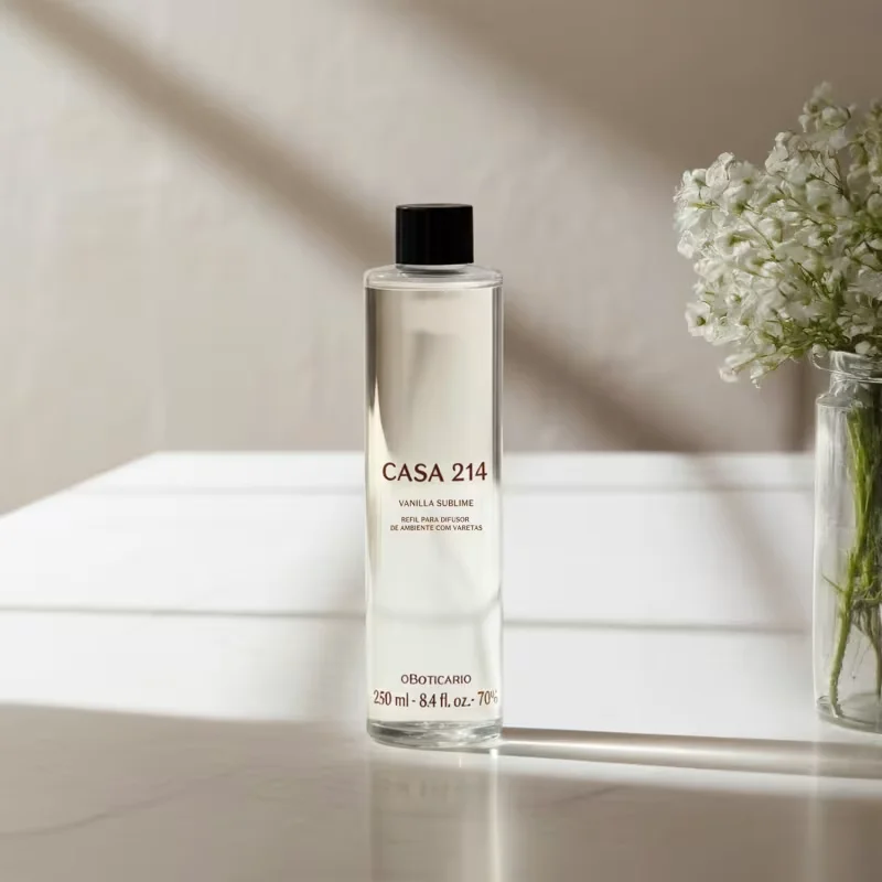Refil Difusor de Ambiente Com Varetas Casa 214 Vanilla Sublime 250ml