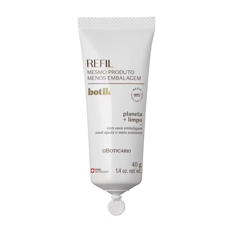 Refil Gel Creme Facial Firmador Ácido Hialurônico Botik 40g